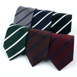 [MAESIO] KSK2577 100% Silk Striped Necktie 8.5cm 6Color _ Men's Ties Formal Business, Ties for Men, Prom Wedding Party, All Made in Korea